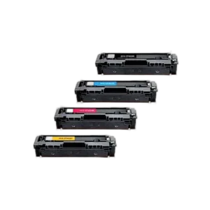 Toner HP 201A CF400 CF401 CF402 CF403 avec 4 couleurs pour imprimantes LaserJet Pro.