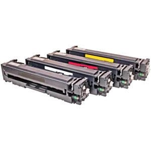 Pack toner HP 203A CF540 CF541 CF542 CF543 avec 4 couleurs pour LaserJet Pro.